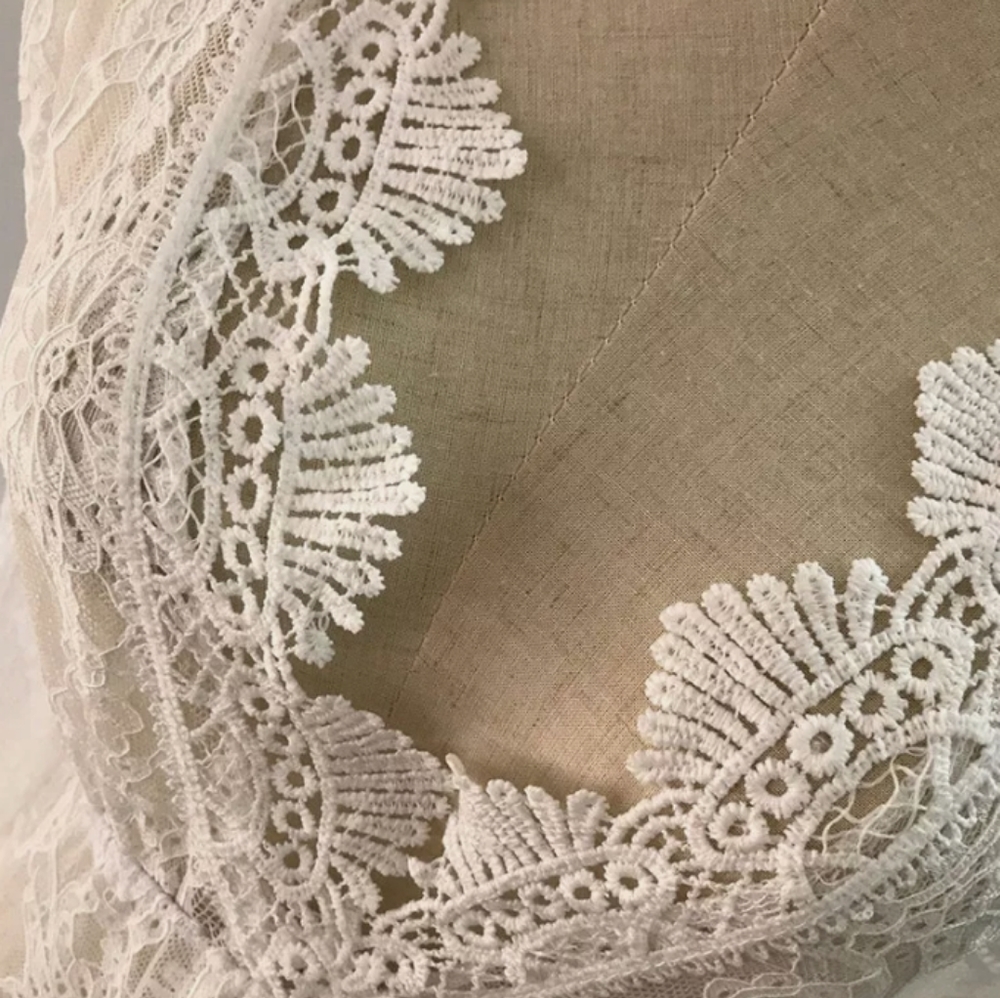 SALE! New Boho Floral Lace Swim Cover Up Dress - Picture 6 of 16